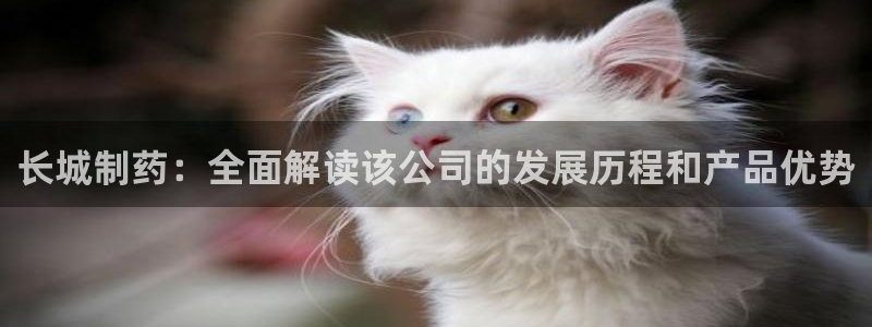 九游会老哥俱乐部必备的交流社区：长城制药：全面解读该公司的发展历程和产品优势